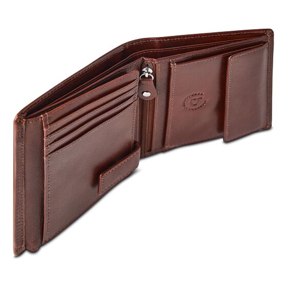bugatti Valencia Portfel Ochrona RFID Skóra 12 cm