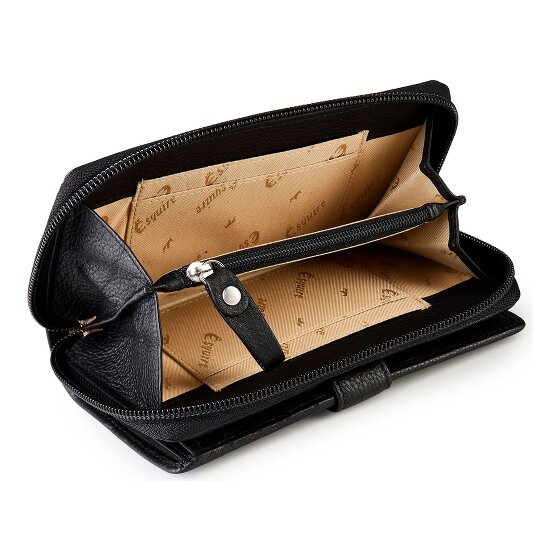 Esquire Primavera Portfel Ochrona RFID Skórzany 15.5 cm