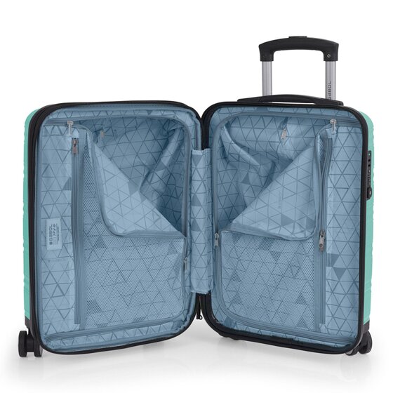 Gabol Uyiko 4 kółka Walizka kabinowy 54 cm z plisą rozprężną