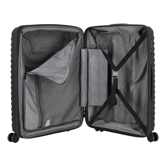 d&n Travel Line 4500 4 kółka Walizka M 65 cm z plisą rozprężną
