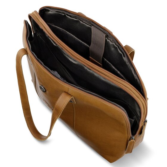 Klondike 1896 Gold Charles Teczka Skórzany 37 cm Komora na laptopa