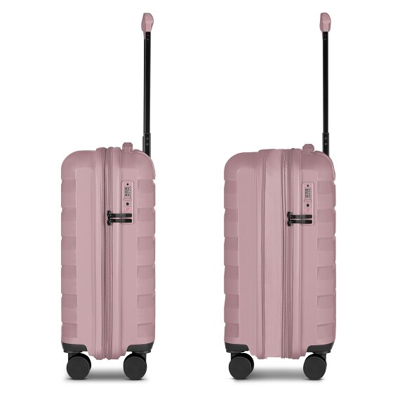 d&n South Dakota 4 kółka Walizka kabinowy S 55 cm z plisą rozprężną