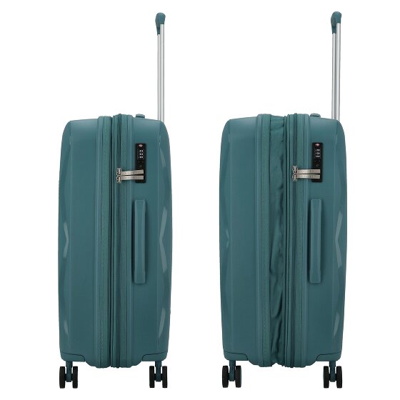 Gabol Infinity 4 kółka Walizka 66 cm z plisą rozprężną