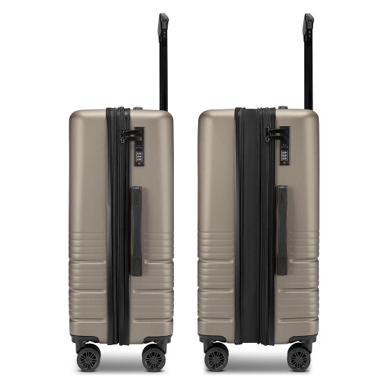 camel active Hanoi 4 kółka Zestaw walizek 3-części z plisą rozprężną