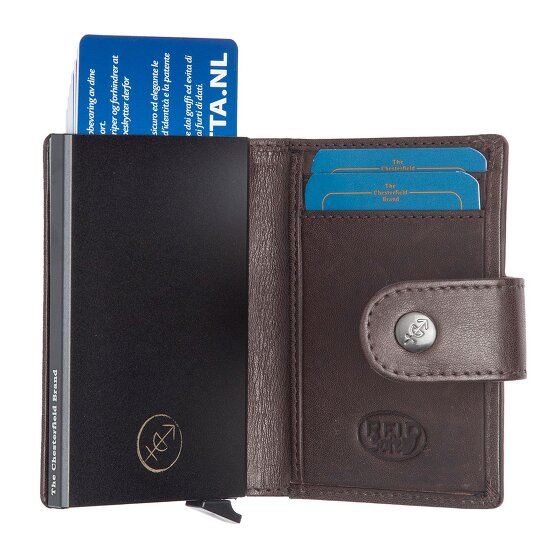 The Chesterfield Brand Barrea Portfel Ochrona RFID Skórzany 7 cm