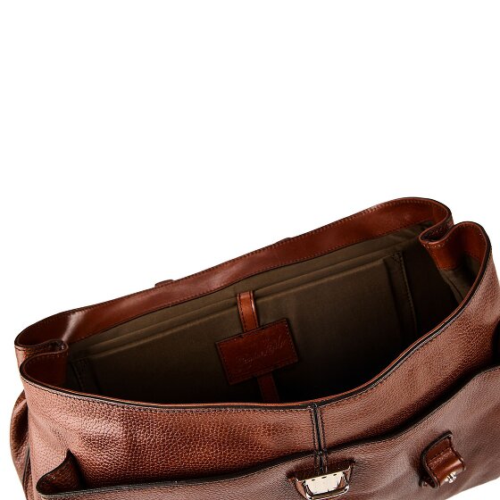 The Bridge Biagio Briefcase Messenger Skórzany 41 cm Komora na laptopa
