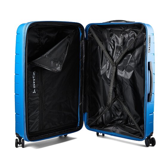 Polestream Strz by Asteroid 4 kółka Walizka L 74 cm z plisą rozprężną