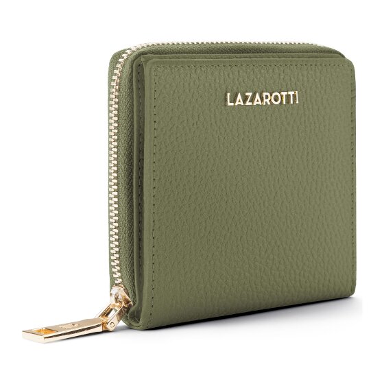 Lazarotti Bologna Leather Medium Zip-Around Wallet Leather 10 cm