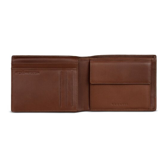 bugatti Due Portfel Ochrona RFID Skórzany 12.5 cm