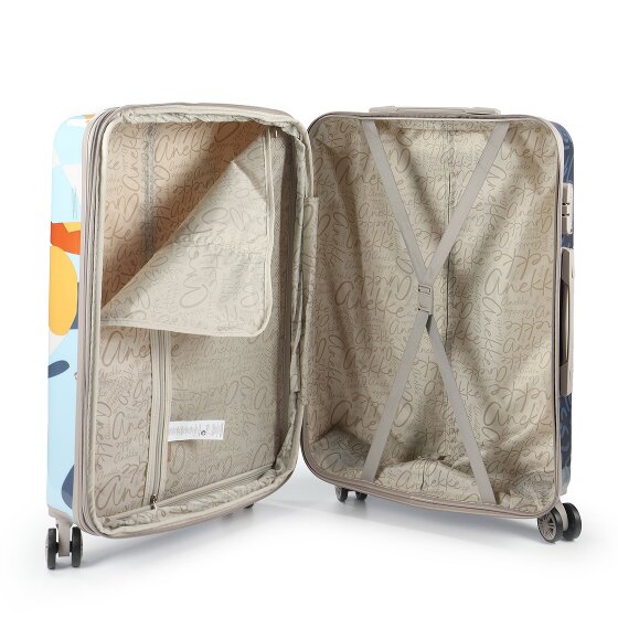 Anekke Eikon 4 kółka Zestaw walizek 2-części z plisą rozprężną