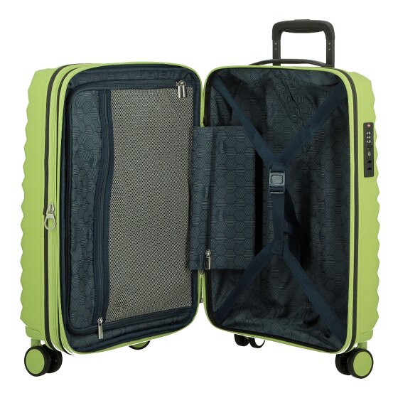 Jump Xwave 4 kółka Walizka kabinowy 55 cm z plisą rozprężną