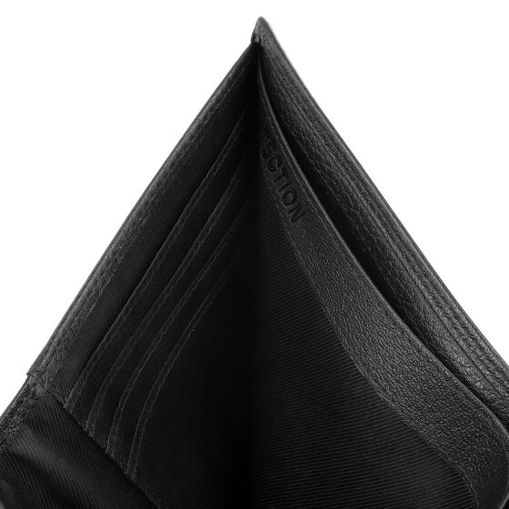 Redolz Portfel Leather Essentials QF z skóry z ochroną RFID, 11,5 cm