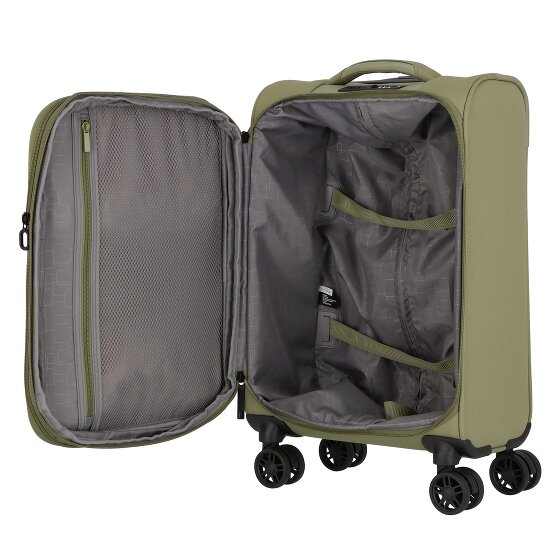 Jump Monthélys 4 kółka Walizka kabinowy 55 cm z plisą rozprężną