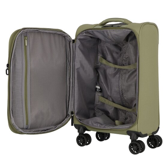 Jump Monthélys 4 kółka Walizka kabinowy 55 cm z plisą rozprężną