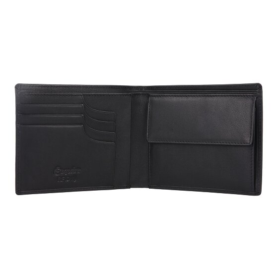 Esquire Frankfurt Portfel Ochrona RFID Skórzany 12 cm