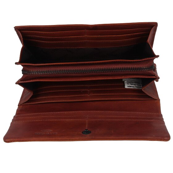 Jack Kinsky Risör Portfel Ochrona RFID Skórzany 19 cm