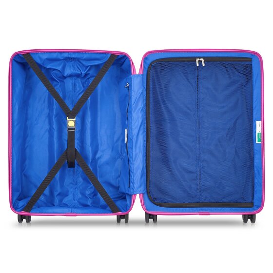 Delsey Paris x Zestaw walizek na 4 kółkach United Colors of Benetton Fabrica 3 szt.