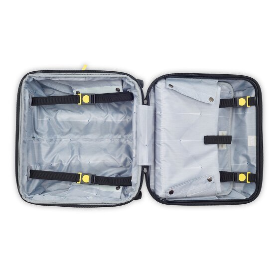 Delsey Paris 4-kołowy wózek biznesowy Shadow 5.0 z przegrodą na laptopa 38 cm i rozszerzaną plisą