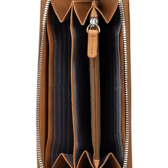 Jost Rana Portfel Ochrona RFID Skórzany 19 cm