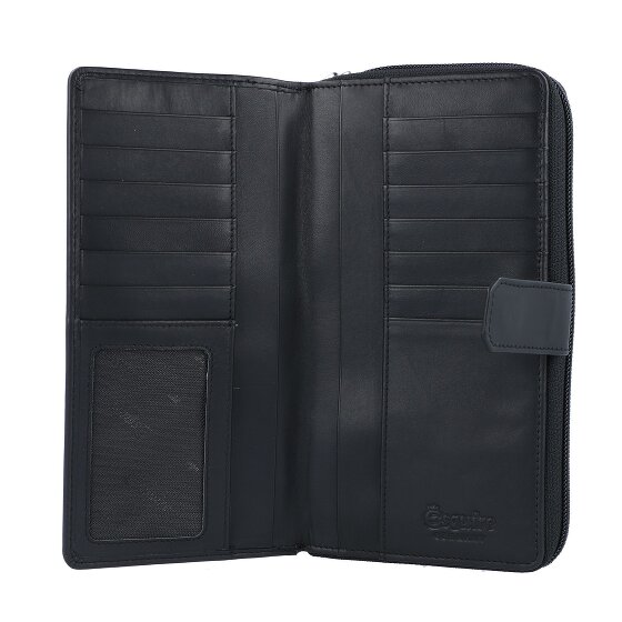 Esquire Nowy jedwabny portfel skórzany 19 cm