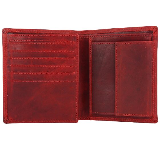 Jack Kinsky Risör Portfel Ochrona RFID Skórzany 11 cm