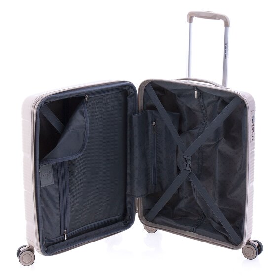 Gladiator 0800 4 kółka Walizka kabinowy 55 cm z plisą rozprężną