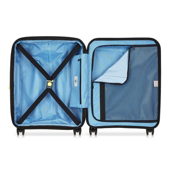 Delsey Paris Lutece Se 4 kółka Walizka kabinowy 55 cm z plisą rozprężną