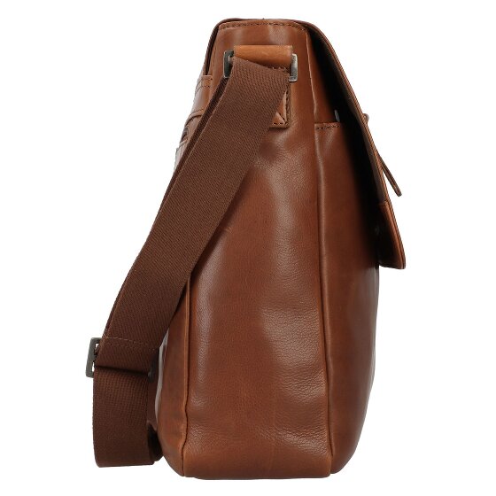 Greenburry Vintage Briefcase Messenger Skórzany 40 cm Komora na laptopa