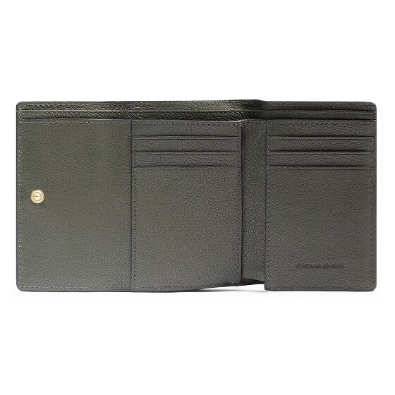 Piquadro Patricia Portfel Ochrona RFID Skórzany 9 cm