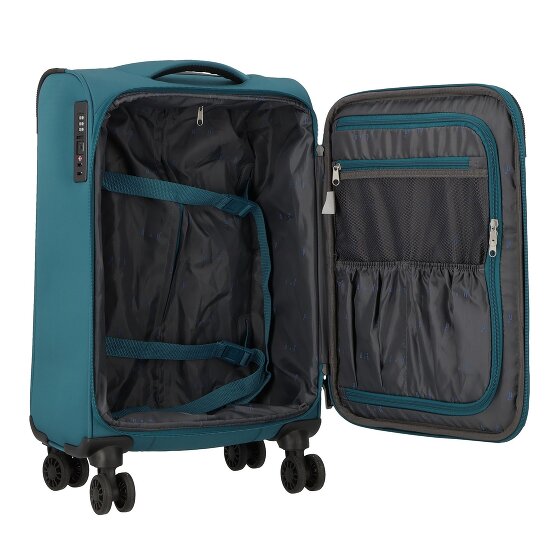 d&n Travel Line 9504 4 kółka Walizka kabinowy S 55 cm