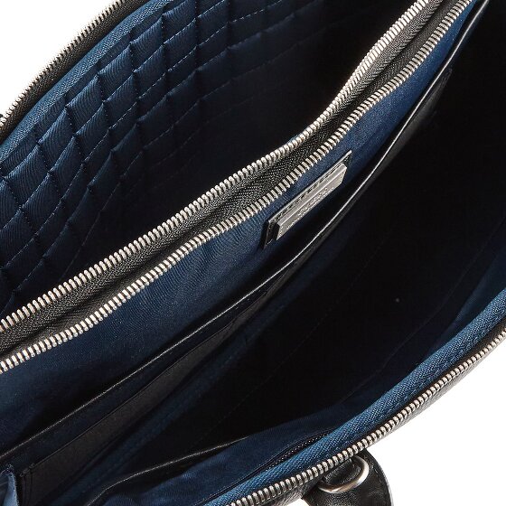 Guess Monaco Teczka Skórzany 38 cm Komora na laptopa