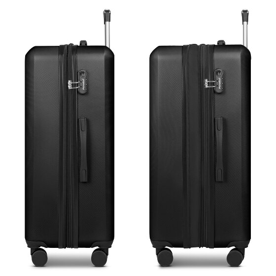 Check.In Paradise 2.0 4 kółka Walizka L 78 cm z plisą rozprężną