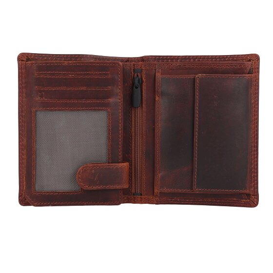 Jack Kinsky Monterey Portfel Ochrona RFID Skórzany 10.5 cm