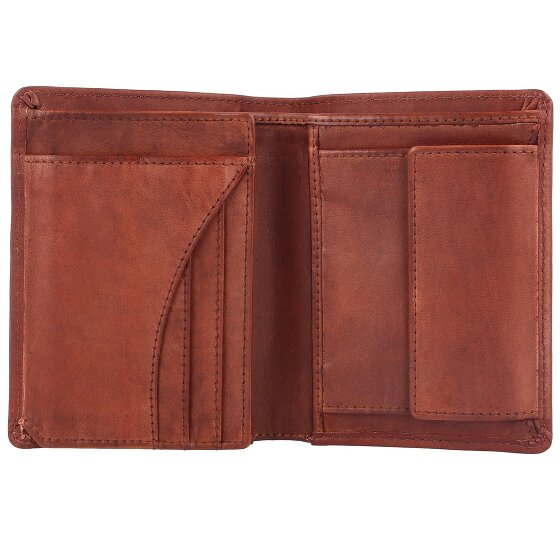 Greenburry Vintage Washed Leather Wallet 10 cm