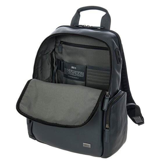 Bric's Torino Plecak skórzany 45 cm Komora na laptopa