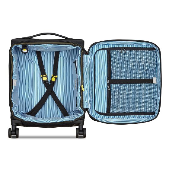 Delsey Paris Montmartre 3 4 kółka Walizka kabinowy 55 cm z plisą rozprężną