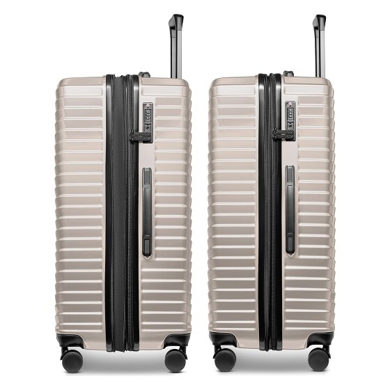 Redolz Essentials 18 4 kółka Zestaw walizek 3-części z plisą rozprężną