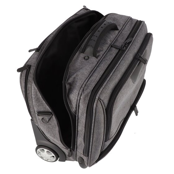 Dermata 2 kółka Walizka biznesowy 44 cm Komora na laptopa