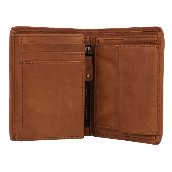 Harbour 2nd Magnus Portfel Ochrona RFID Skórzany 9.5 cm