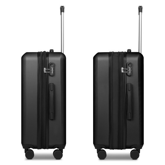 Check.In Paradise 2.0 4 kółka Zestaw walizek 3-części z plisą rozprężną