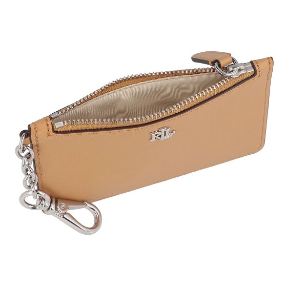 Lauren Ralph Lauren Zip Card Portfel z kluczem Skórzany 13 cm