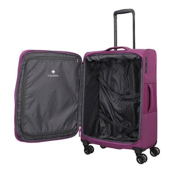 Travelite Corsiica 4 kółka Walizka M 67 cm z plisą rozprężną
