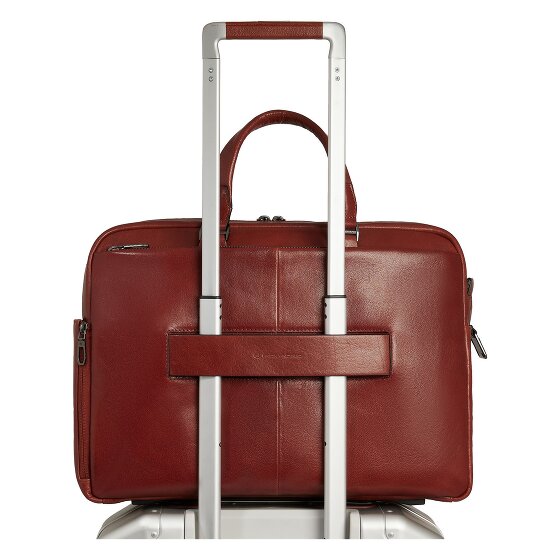 Piquadro Solm Teczka Skórzany 42 cm Komora na laptopa