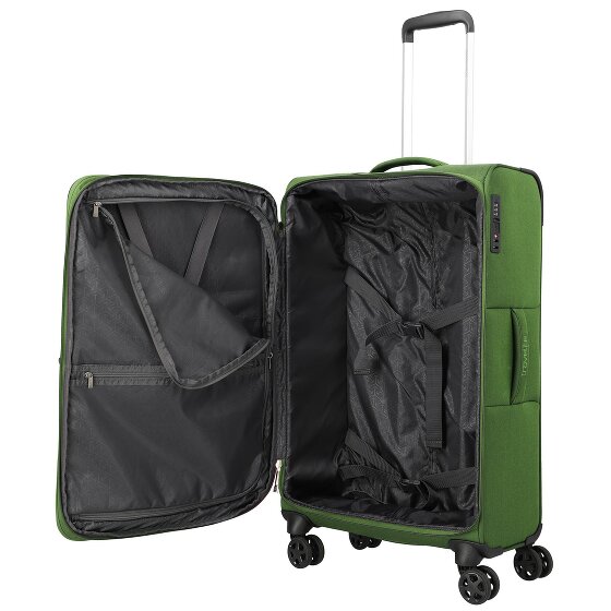 Travelite Cubis 4 kółka Zestaw walizek 5-części z funkcją poszerzenia