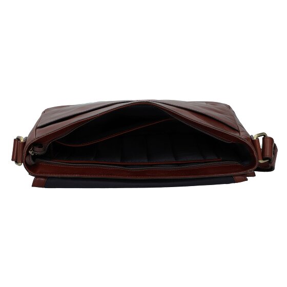 Leonhard Heyden Cambridge Messenger Leather 38 cm przegroda na laptopa