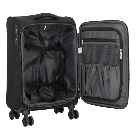 d&n Travel Line 9504 4 kółka Walizka kabinowy S 55 cm