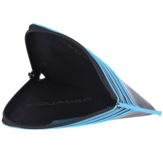 Piquadro Blue Square Credit Card Case RFID Leather 11 cm