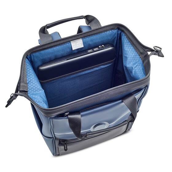 Delsey Paris Turenne Soft Plecak Ochrona RFID 39 cm Komora na laptopa