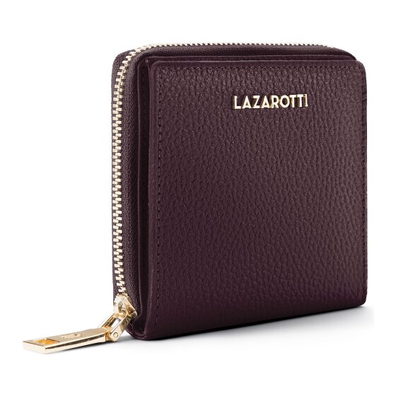 Lazarotti Portfel z skóry Bologna z zamkiem dookoła, średni, 10 cm