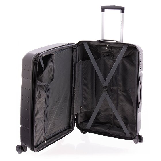 Gladiator 3800 4 kółka Walizka 67 cm z plisą rozprężną